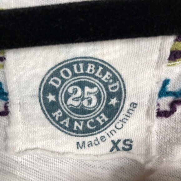 Double D Ranch Cream Embroidered Long Sleeve Top - Picture 9 of 16